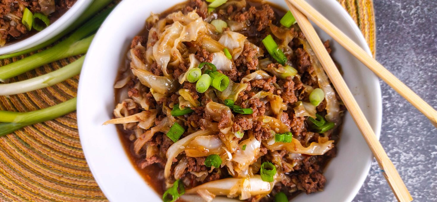 Low-Carb Mongolian Ground Beef and Cabbage: 20-Minute Meal
