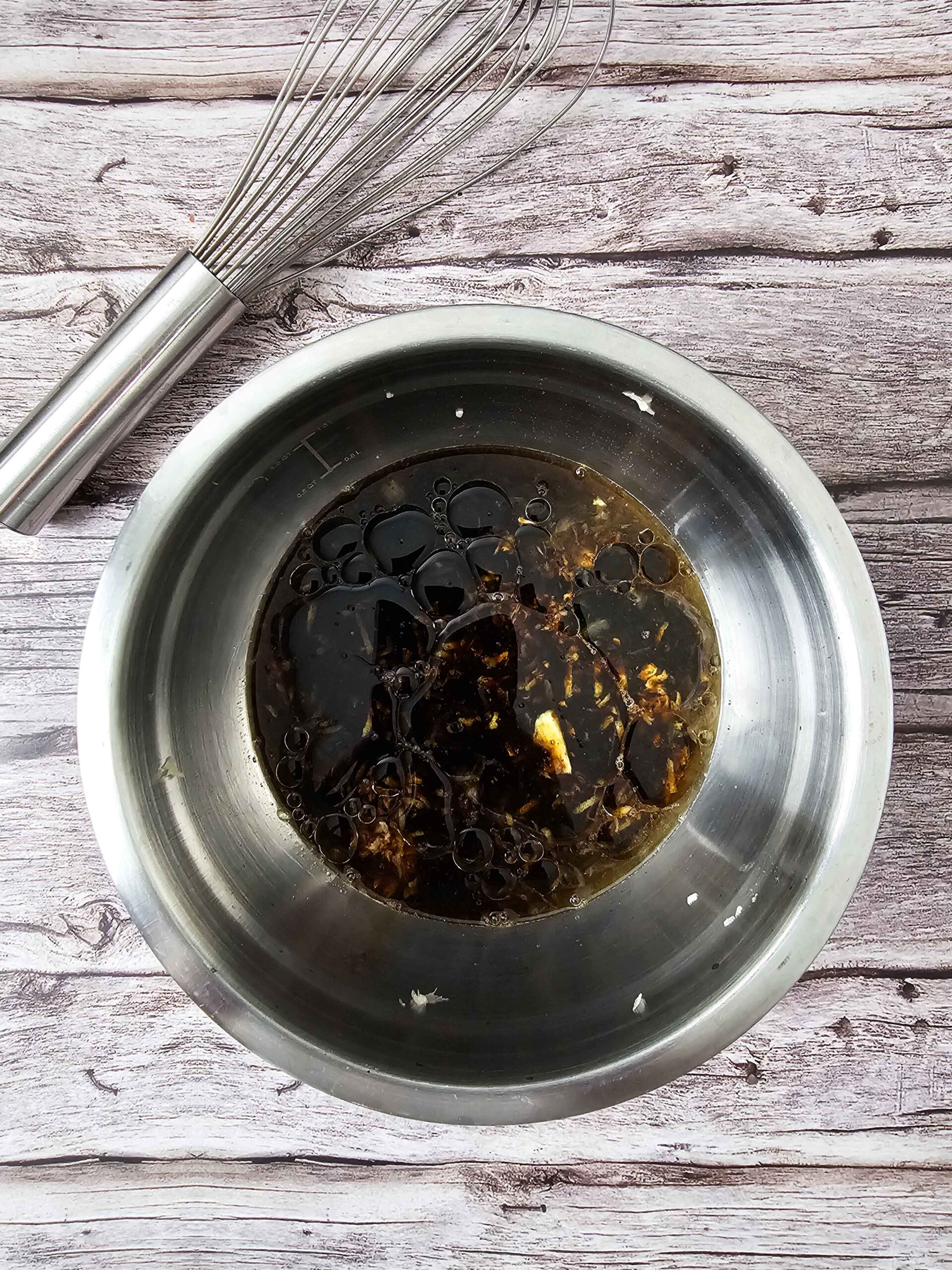 COMBINE THE MARINADE INGREDIENTS