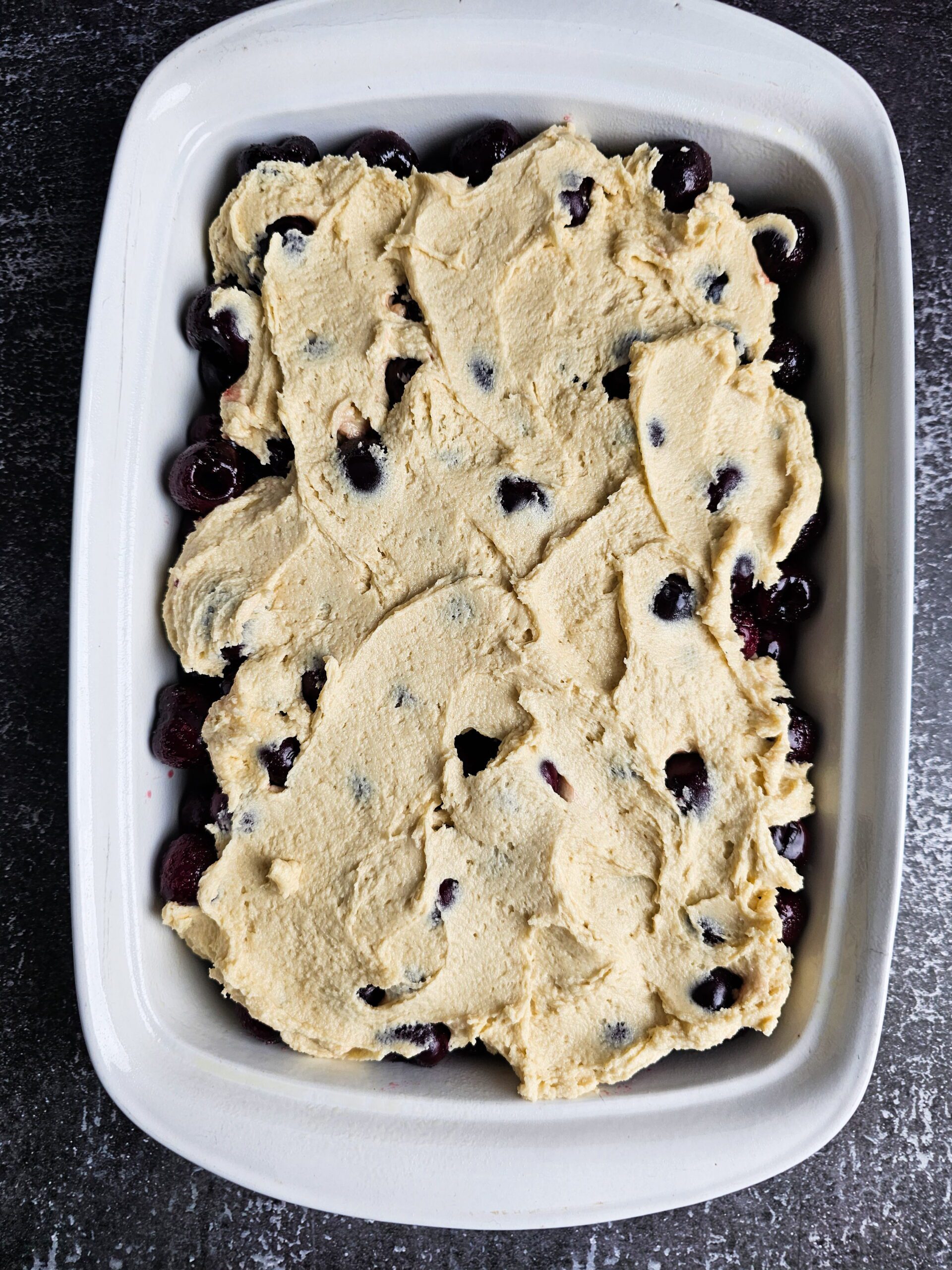 ASSEMBLE THE CHERRY COBBLER