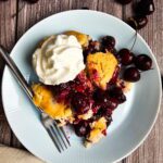 sweet cherry cobbler