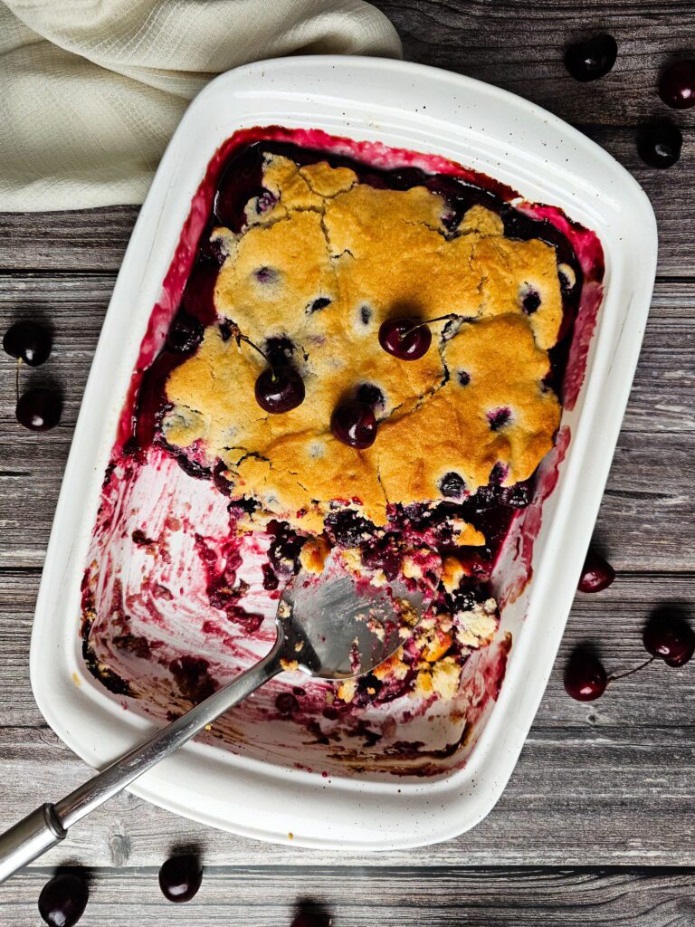 fresh cherry cobbler recipe baked golden
