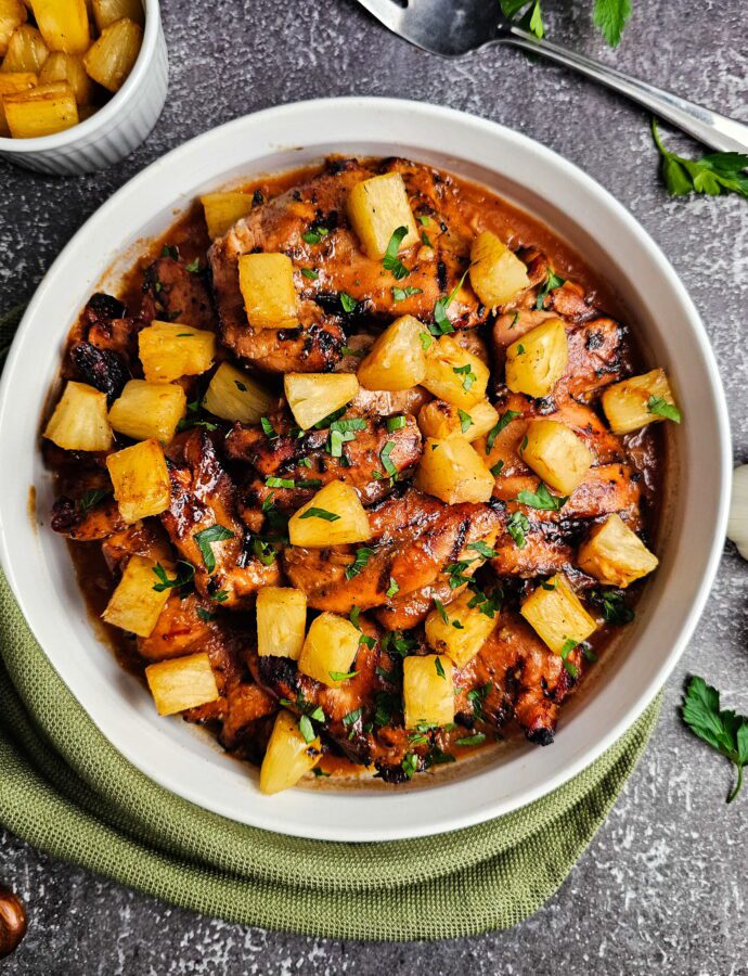 Huli Huli Chicken Recipe – Sticky, Smoky Hawaiian Grilled Chicken Thighs