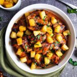 HULI HULI CHICKEN GRLLED TO PERGECTIONS LAYERED WITH GRILLED PINEAPPLE