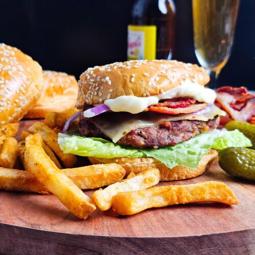 Juicy Turkey Burgers (Grilled, Pan-Seared, or Air Fryer)