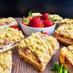 Strawberry Cheesecake Bars with Crumble Topping (9×13 Pan)