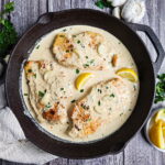 Restaurant Style Creamy Garlic Chicken Skillet (Better Than Any Takeout Version)