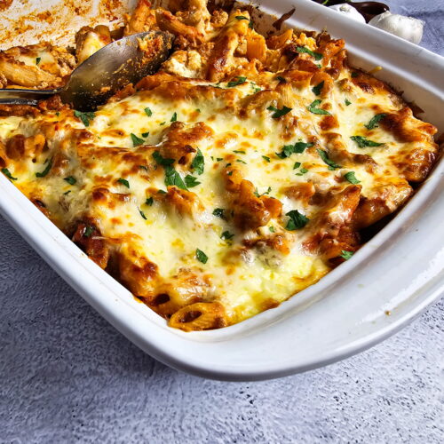 Baked Ziti with Ricotta That Holds Together and Never Turns Watery