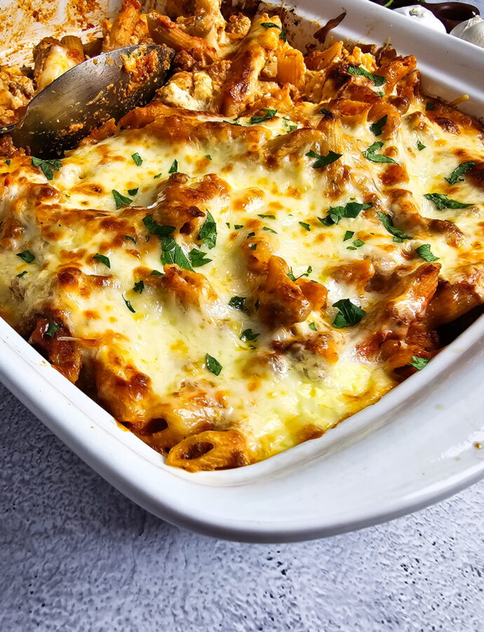 Baked Ziti with Ricotta That Holds Together and Never Turns Watery