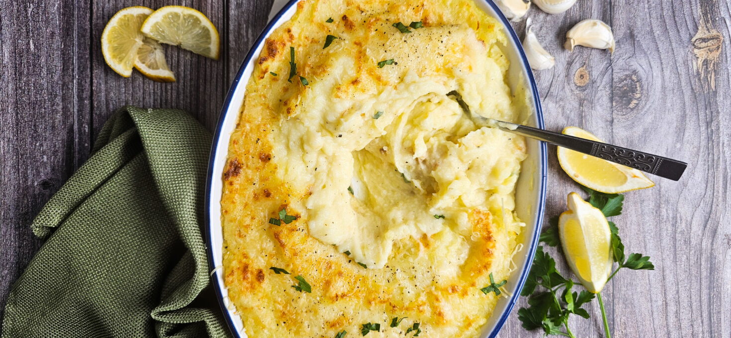 Chantilly Mashed Potato Casserole (Baked, Make-Ahead, With a Golden Cheese Crust)