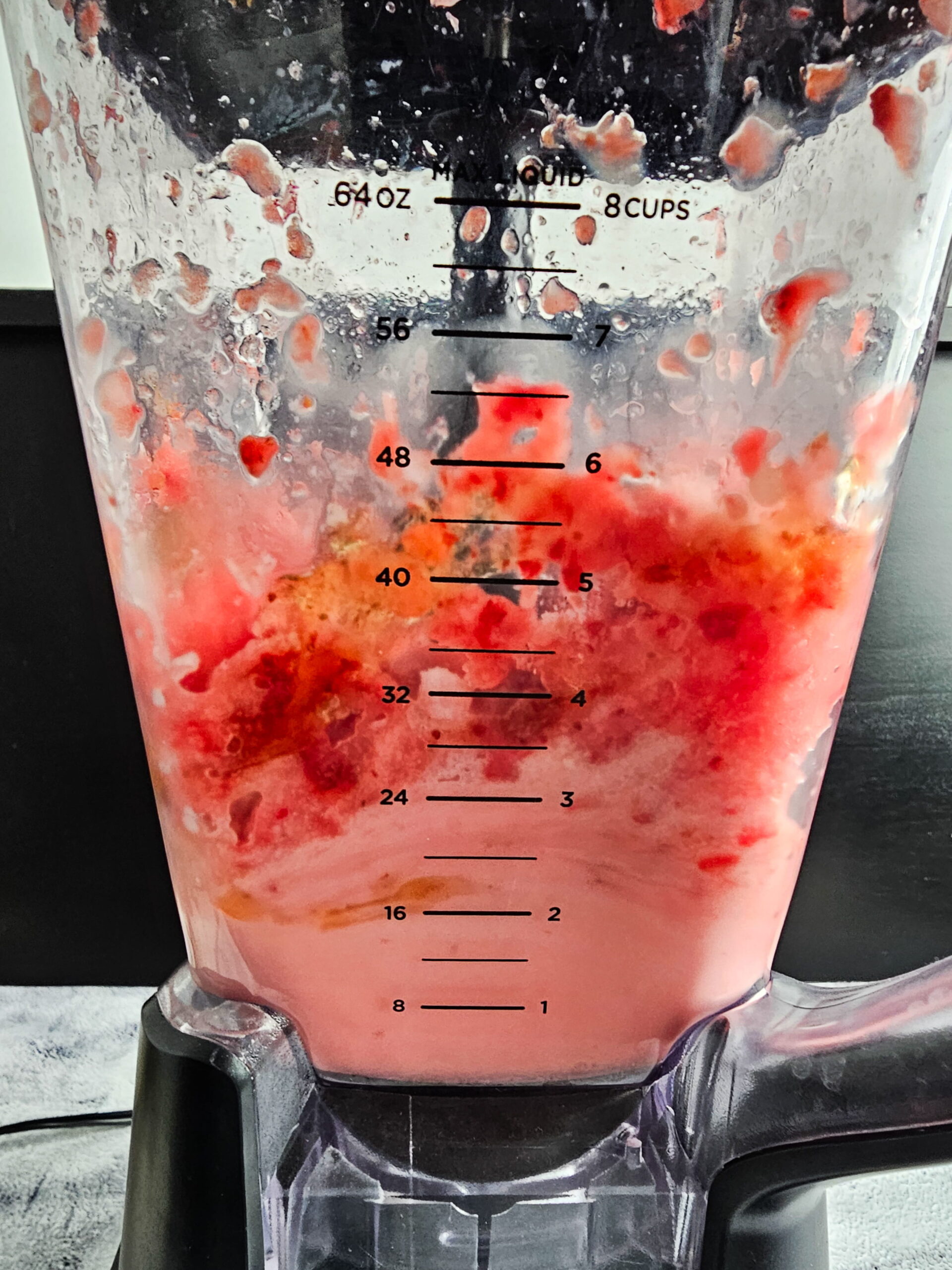 pulse the blender until the combined and smoothie bowl is ready