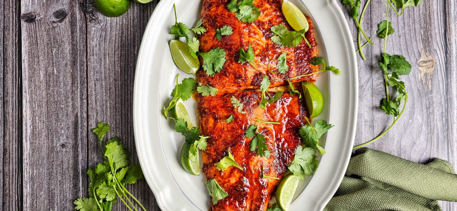 Chili Lime Trout with Honey Glaze – Broiled & Smoky