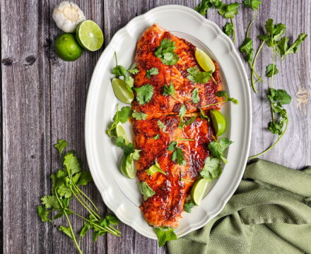 Chili Lime Trout with Honey Glaze – Broiled & Smoky